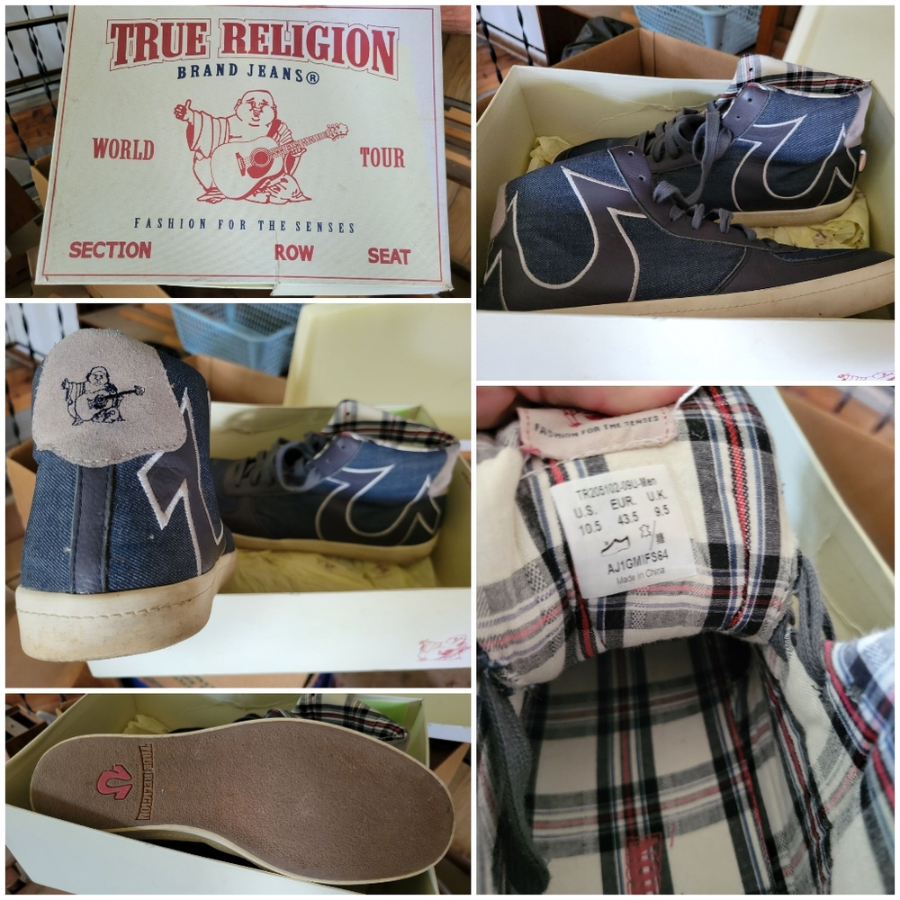 True Religion Sneakers NIB SZ 10,5